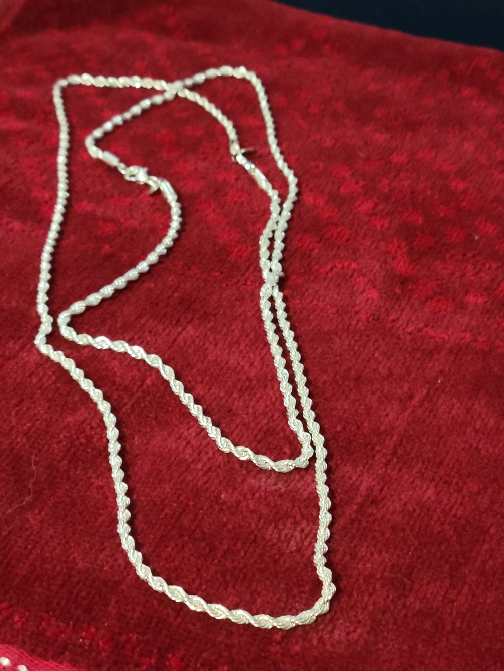 NWOT! Sterling Silver Rope Chains Necklace Set - Picture 4 of 8